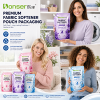 Sachet de détergent en gros avec logo personnalisé, pochette à bec verseur pour savon liquide, sac de recharge pour lessive, emballage de détergent avec bec verseur