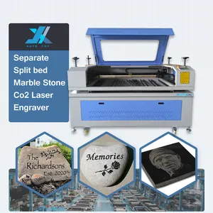 JX tombstone in ấn CO2 máy laser đá bằng văn bản CO2 máy khắc laser