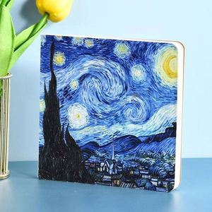 Mini Variety Styles Pencil Painting Book Blank Stamp Notebook 100 Sheets Thermal Binding Student Learning Office Supplies Gift - Product Image 6