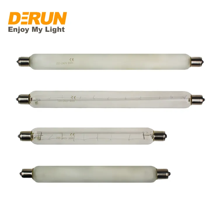 Clear frosted S15 Lighting Bulb 221mm
