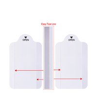 Fournisseurs d'étiquettes adhésives transparentes en vinyle PP blanc, refermables, pour lingettes humides, avec adhésif amovible, à décoller et à refermer