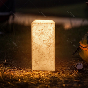 Ambiance Marble Alabaster jem trụ cột đèn cảnh quan tự nhiên chiếu sáng cho nhà giáng sinh và Tạ ơn trang trí - Product Image 6