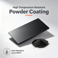 Revêtement en poudre résistant aux hautes températures, peinture en poudre thermodurcissable à base de résine de silicone résistante à la chaleur pour métal