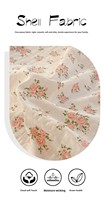 Ensemble de literie quatre pièces en fil double couche, simple, avec housse de couette en mousse à bulles, qualité laine, résistant à l'eau, 300 fils, pour étudiant