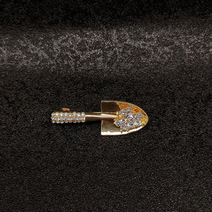Belle diamant rasoir broche délicate créativité ornements broche en gros hommes et femmes bijoux - Product Image 5