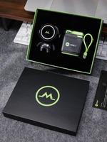 Boîte cadeau personnalisée avec couvercle et base magnétiques pour accessoires de téléphone, câble de charge, écouteurs, accessoires électroniques
