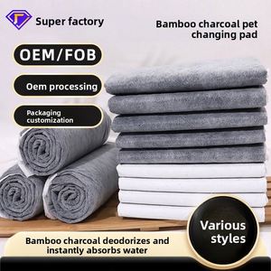 Tapis absorbants pour animaux de compagnie, couches pour chiens, tapis anti-urine, couches épaissies pour incontinence, non-tissés, fibres de pâte de bois SAP, désodorisants - Product Image 2