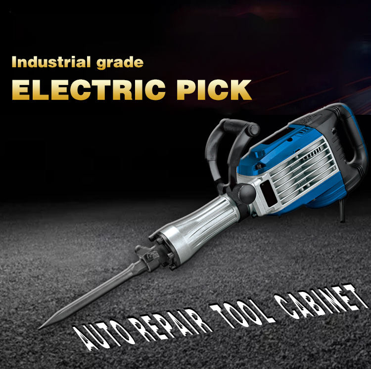 WERHE® HEX30 Bush Hammer Chisel 16 Teeth 220 Mm Long, Square 36 Mm