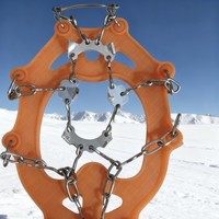 Crampons pour enfants à 11/13 dents, antidérapants, en TPE, pour la randonnée en extérieur sur neige, couvre-chaussures cloutés, chaînes à crampons, bottes de neige