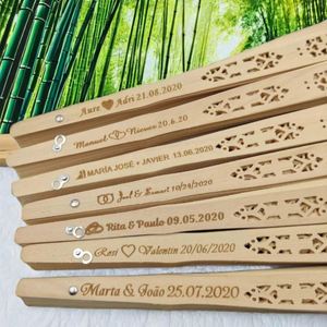 <b>Handheld</b> Sandalwood Scented Folding <b>Fan</b> Bamboo Wooden Hand <b>Fans</b> for Wedding New Year Home & Birthday Celebrations Gifts - Product Image 3