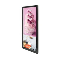 Nouvel arrivage de écrans publicitaire pour taille 25 pouces, barre ultra mince et élastique, signalisation numérique, ascenseur, écran LCD