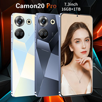 Camon 20 Pro 16+1TB, Pantalla HD de 108MP y 7.3 Pulgadas, Batería de 8000mAh, 5G, Doble SIM, LTE, Huella Dactilar en Español