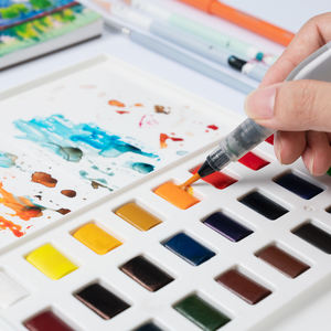 Kit de Acuarelas HIMI MIYA de 24 Colores, Estuche Blanco Lavable, Nuevo, Cuadrado - Product Image 5