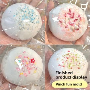 Qiaobeixing Unisex Squishy <b>Toy</b> Mold Food-Grade Silicone Crystal Resin <b>for</b> Croissant Toast Stress Relief Daifuku Squishy Play 14+ - Product Image 2