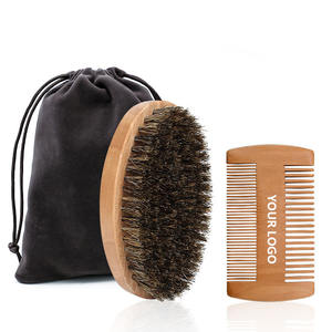 <span class=keywords><strong>Set</strong></span> all'ingrosso di pettine in legno di bambù antistatico per <span class=keywords><strong>barba</strong></span> da uomo spazzola da <span class=keywords><strong>barba</strong></span> e Kit tascabile per la cura dei baffi - Product Image 1