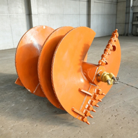 En gros, tarière robuste pour forage de roche et de pieux, pour pièces de machines de construction et forage par tarière