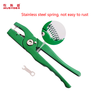 MUSYDER Costom Durable Spring Lock Anti-Rust Ear Tagger para ganado/ovejas/cerdos Anti-epidemia - Product Image 4