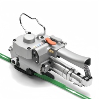 Outil de cerclage pneumatique CA25 sans boucle pour sangles PP PET robustes, emballage de palettes et applications industrielles
