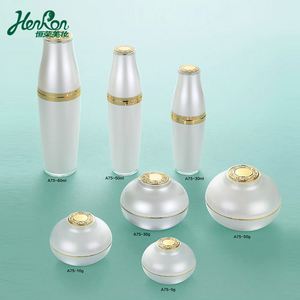 Xu Hướng Mới Thiết Kế Đơn Giản Đôi Jar Với Acrylic Nắp Bán Buôn Nhựa Kem Jar 5-10G Công Suất Abs PP Chất Liệu Cho Mỹ Phẩm - Product Image 1