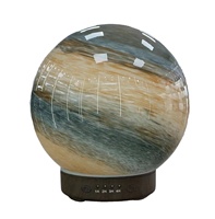 Humidificateur LED pour chambre à coucher et bureau à domicile, diffuseur d'huiles essentielles, purificateur d'air à ultrasons en verre