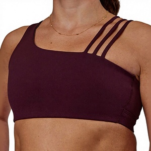 Sujetador deportivo personalizado al por mayor para gimnasio, ropa deportiva transpirable, sujetador deportivo con espalda cruzada para mujer, sujetador deportivo de yoga de alto soporte - Product Image 1