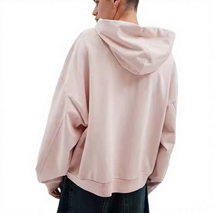 Wholesale cotton 350gsm cotton <b>Hoodie</b> for Men relaxed Fit Custom Logo Bulk Streetwear Apparel Collection - Product Image 6