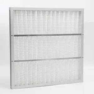 Manufacturer Customization G1- G4 Plate Air Filter Primary Medium Efficiency Filter Air Conditioner Folding Filter