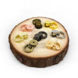 MeeTee KY252 8mm D Anneau Boucle Amovible Bandoulière Connecteurs Sac Matériel pour DIY Sacs Ceintures Stud Rivet avec Anneau Boucle - Product Image 6