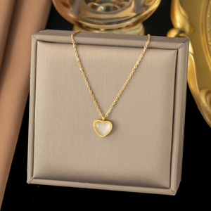 Collares de Clavícula para Mujer al por Mayor, Variados, de Acero Inoxidable, Chapados en Oro de 18K, con Colgantes de Cruz, Collares Apilados de Varias Capas - Product Image 3