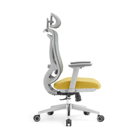 Chaise de bureau rotative à dossier haut en maille pour ordinateur