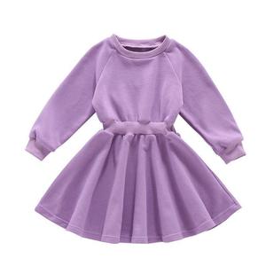 Robes de soirée style princesse en gros pour petites filles, robes bouffantes pour enfants, tenues de cérémonie à motifs - Product Image 1