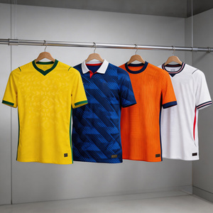 Venta al por mayor de fábrica: Camisetas de fútbol de sublimación completa 2026 de secado rápido, calidad tailandesa, uniformes de fútbol para clubes, ropa deportiva para hombre. - Product Image 1