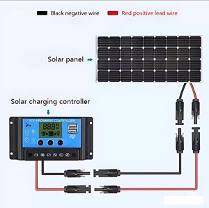 Bridge Solar Photovoltaic Extension Line Connector <b>Drones</b> <b>Accessories</b> Modules Customizable Size Cu/PVC Material Black+Red Color - Product Image 3
