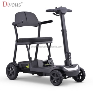 N/W:16KG Meilleur scooter électrique pliable léger et portable pour adultes avec 4 roues, scooter pour personnes âgées - Product Image 3