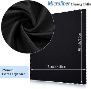 Gafas de sol Gafas Lente óptica Paño de limpieza Soporte Gafas limpias Trapo <span class=keywords><strong>para</strong></span> vidrio Micro fibra Microfibra Pantalla de microfibra 15X18 100PCs - Product Image 2