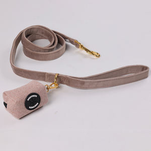 Arnês De Cão De Veludo De Luxo Personalizado Ajustável Sem Arnês De Veludo De Pull Dog Com Logotipo Personalizado para Animais De Estimação Ao Ar Livre - Product Image 2