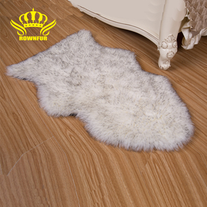 ROWNFUR usine vente 100cm lavable fausse peau de mouton fourrure longue pile maison chambre décoration canapé moelleux tapis tapis tapis de yoga - Product Image 2