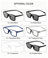 Lunettes anti-reflets professionnelles légères bloquant la lumière bleue, filtre de jeu, protection transparente des yeux, unisexe, bureau