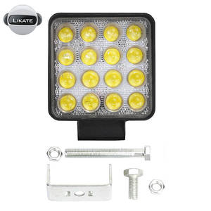 Gtk LKT — projecteur lampe antibrouillard led 48w, éclairage de travail avec lentille 4D, pour voiture, <span class=keywords><strong>camion</strong></span>, véhicule tout-terrain, 4WD suv, 24v - Product Image 5