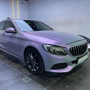 Film de protection de carrosserie gris violet foncé PET 2 mil, protection UV 99%, effet changeant de couleur, anti-rayures, sans bulles d'air pour LS 5 - Product Image 4