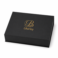 Échantillon gratuit, boîte pliante en carton rectangulaire portable OEM, emballage personnalisé avec ruban, boîte cadeau pliable en papier magnétique