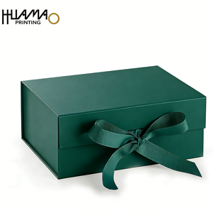 Vente en gros de boîtes cadeaux pliables magnétiques multi-usages Huamao personnalisées avec poignée en ruban pour la beauté et le style de vie - Product Image 3