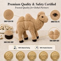 Peluche personnalisée en forme de chameau, adorable jouet en peluche à faire soi-même pour les enfants, cadeaux d'entreprise, jouets en peluche