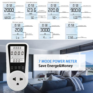 Cowell PMB05 THA 插头数字瓦特表交流电能插座功率计用电量监测器液晶显示屏2%精度 - Product Image 5