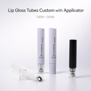 Tubos de Brillo Labial Plateados de Lujo, Tubo Cosmético Estético, Aplicador Metálico, Envase para Crema/Suero para Ojos, Fabricante OEM/ODM Personalizado - Product Image 2