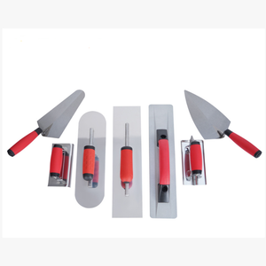 Ergonomic Plaster Trowel 18 In Stainless Steel Blade Flat Handle With Anti Slip Texture Industrial Grade Construction <b>Tool</b> - Product Image 6