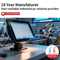 Panel PC Industrial Táctil Resistente de Alto Rendimiento de 15.6" FHD, Intel I5-1235U de 12.ª Generación, 10 Núcleos, HD-MI, 2 LAN, IP65 para la Industria 4.0