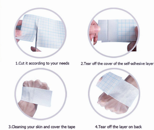 Fabrieksdirecte levering medische hechtmiddelen chirurgische tape niet-geweven tape - Product Image 4