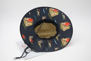 Bán buôn mùa hè dù để che nắng sombrero cỏ tự nhiên nhân viên cứu hộ mũ rơm biểu tượng tùy chỉnh vá Surf Safari Panama bãi biển mũ rơm - Product Image 2