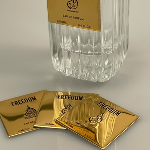 Hot Sale Metal <b>Label</b> Custom Private Logo Sticker Gold Candle Jar Candle Perfume Bottle <b>Label</b> for <b>Gift</b> & Perfume & Cosmetics - Product Image 3